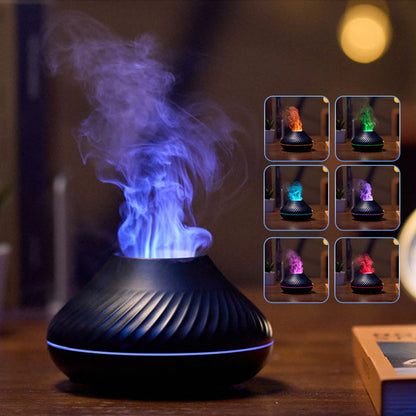 Flame Humidifier Diffuser (130ML) - Hazaaz.com