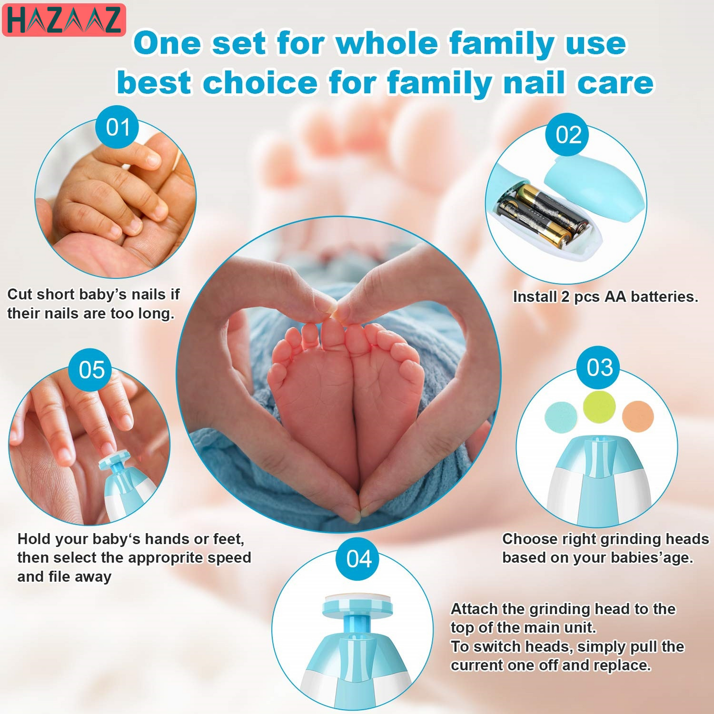 Baby Nail Clippers/Trimmer Hazaaz.com