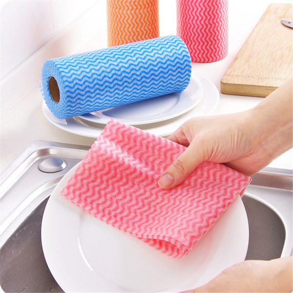 50 Sheet Roll Tissue Paper Cleaning Wipes (Hazaaz.com)