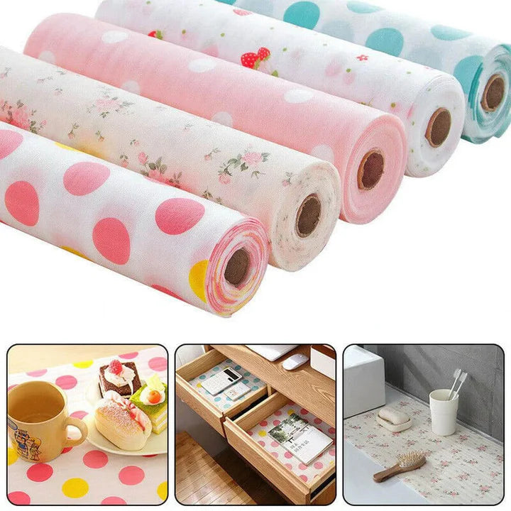 1 Roll – Kitchen Polka Foamic Sheet (45cm*1.5 M) (Hazaaz.com)