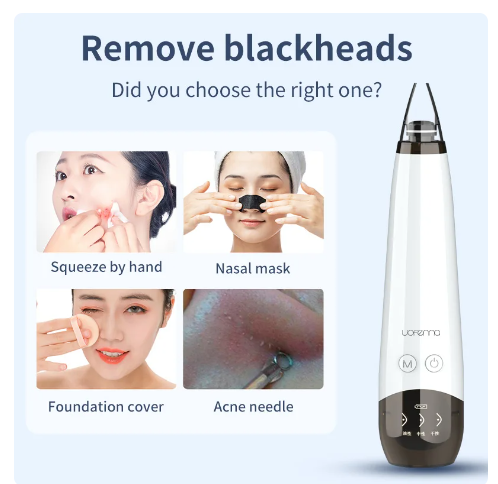 Blackhead Remover Vacuum (rechargeable) Hazaaz.com