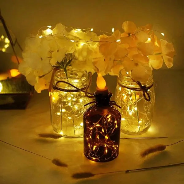 ( Cork ) Led Candle Crystal Led Strings Light