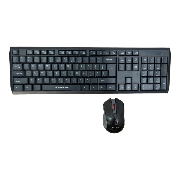 Eco Star Wireless Keyboard And Mouse - hazaaz.com