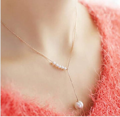 Stylish Clavicle Pendent (Golden/Silver) - Hazaaz.com