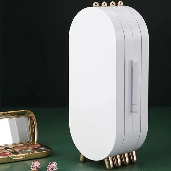 Jewellery Box Organiser With Mirror - Hazaaz.com