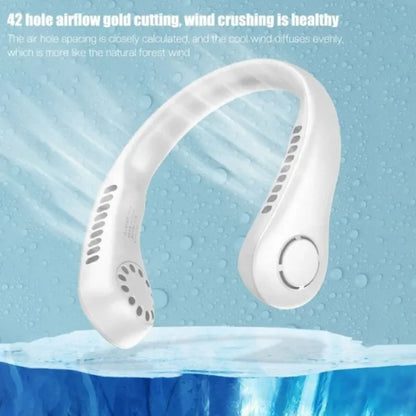 Mini Neck Portable Rechargeable Air Cooler (No Bladeless) - Hazaaz.com