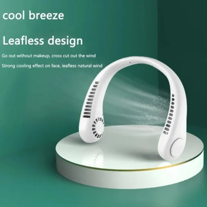 Mini Neck Portable Rechargeable Air Cooler (No Bladeless) - Hazaaz.com