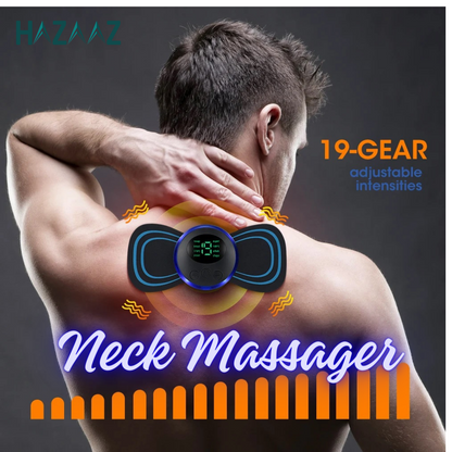 EMS Butterfly Portable Neck Massager (Rechargeable) hazaaz.com