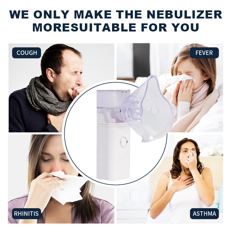 Portable Nebulizer For Asthma Rechargeable Inhaler Nebulizer Machine For Kids And Adults Medical Asthma Nebulizer - Hazaaz.com