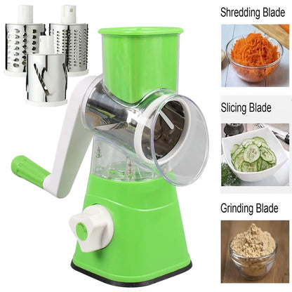 Multifunctional Round Vegetable Cutter/Slicer (Hazaaz.com)