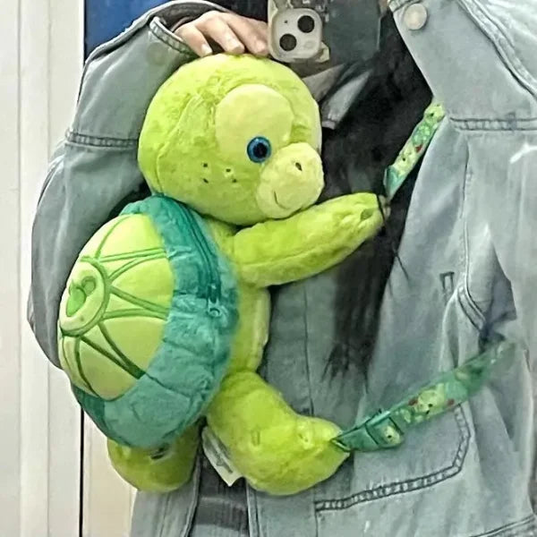 Baby Sea Tortoise Turtle Stuffed Animal Super Soft Cute Plush Children’s Doll Kindergarten Backpack | Bag For Kids – 30cm - Hazaaz.com