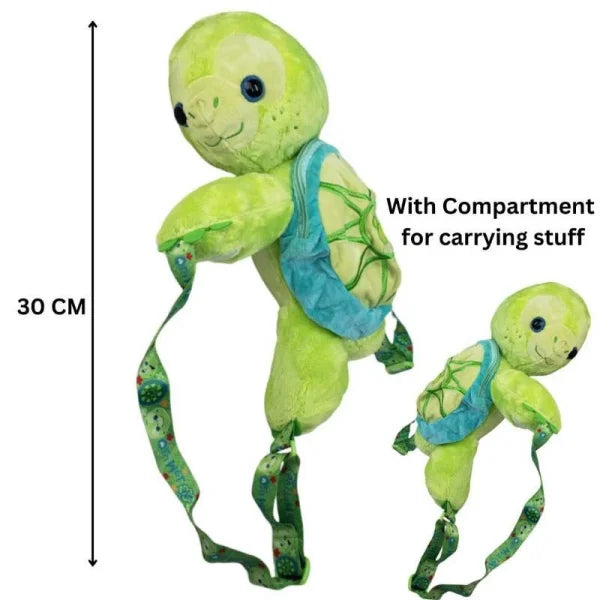 Baby Sea Tortoise Turtle Stuffed Animal Super Soft Cute Plush Children’s Doll Kindergarten Backpack | Bag For Kids – 30cm - Hazaaz.com