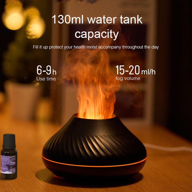 Flame Humidifier Diffuser (130ML) - Hazaaz.com