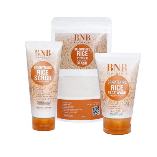 BNB Whitening Rice Organic Glow Kit - Hazaaz.com